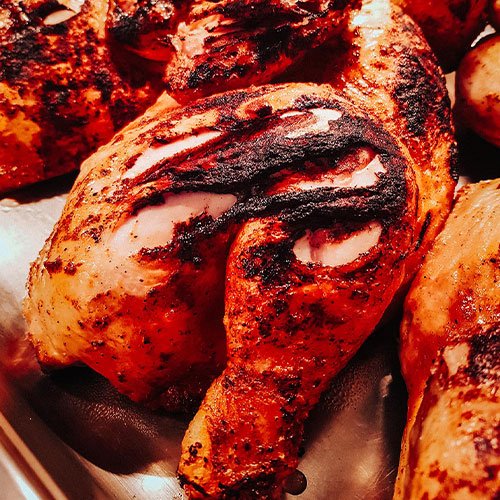 Barbecued Half Chicken