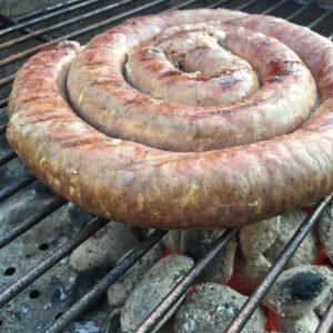 barbecued Boerewors Sausage